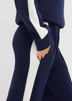 bonprix Hosen|Sweat^Sweathose aus Interlock-Qualität blau