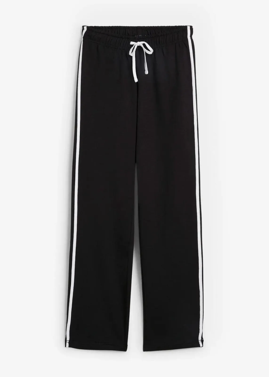 bonprix Bekleidung·Blusen & Tuniken|Bekleidung·Kleider^Sweathose aus reiner Baumwolle schwarz gestreift