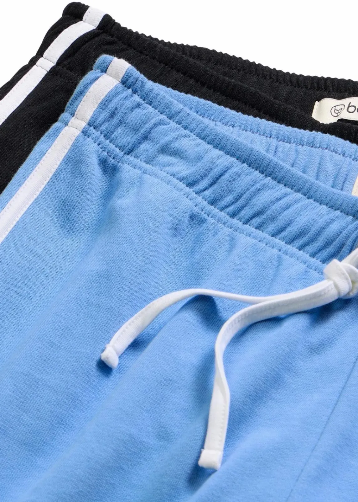 bonprix Bekleidung·Röcke|Bekleidung·Blusen & Tuniken^Sweathose aus reiner schwerer Baumwolle (2er-Pack ) mittelblau/schwarz