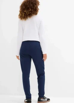 bonprix Hosen|Sweat^Sweathose mit Bequembund dunkelblau