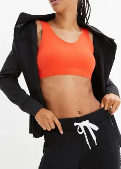 bonprix Bekleidung·Blusen & Tuniken|Bekleidung·Kleider^Sweathose mit Bündchen und Statement-Druck schwarz bedruckt