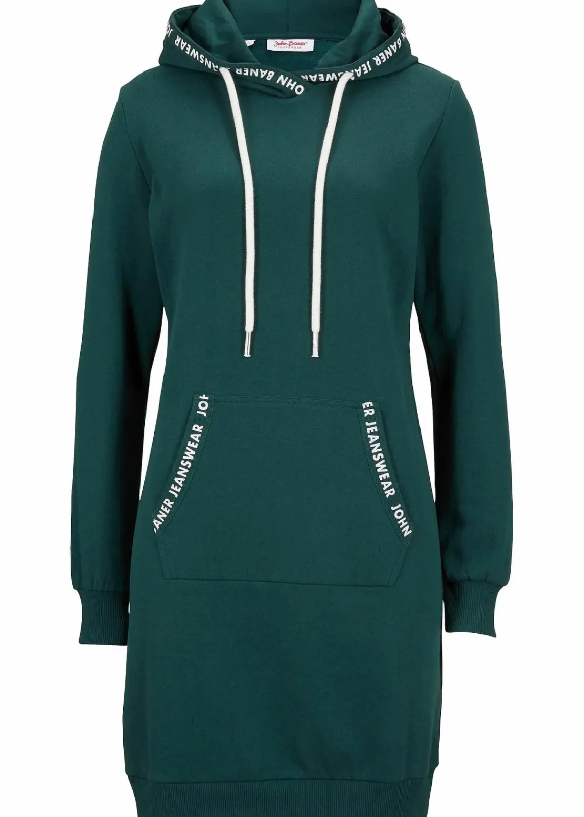 bonprix Bekleidung·Blusen & Tuniken|Bekleidung·Pullover & Strickjacken^Sweatkleid petrolgrün
