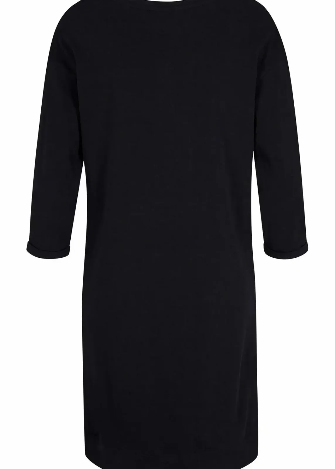 bonprix Bekleidung·Röcke|Bekleidung·Blusen & Tuniken^Sweatkleid, 3/4 Arm, innen weich angerauht schwarz
