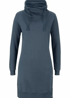 bonprix Bekleidung·Blusen & Tuniken|Bekleidung·Pullover & Strickjacken^Sweatkleid aus reiner Baumwolle nachtblau