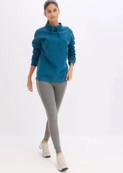 bonprix Bekleidung·Röcke|Bekleidung·Blusen & Tuniken^Sweatshirt aus reiner Bio-Baumwolle blaupetrol