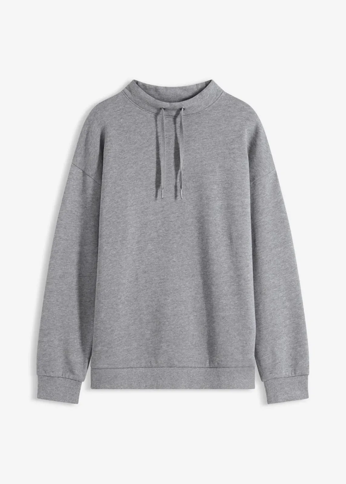 bonprix Sweat|Basics^Sweatshirt aus reiner Bio-Baumwolle grau meliert meliert