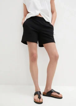 bonprix Bekleidung·Outdoorbekleidung|Bekleidung·Kleider^Sweat-Shorts schwarz