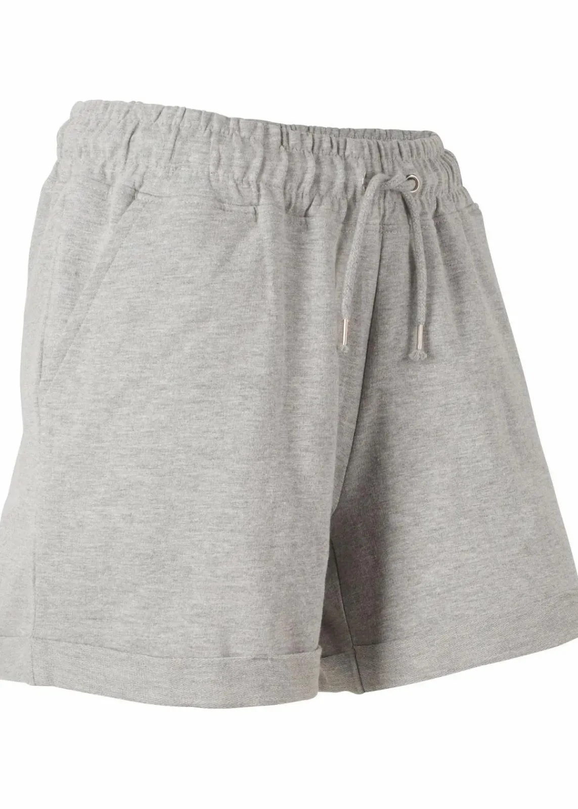 bonprix Nachhaltigere Materialien|Hosen^Sweat-Shorts hellgrau meliert