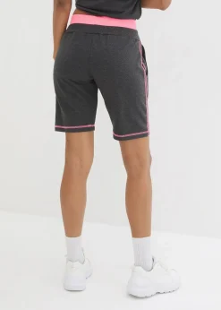 bonprix Mix & Match|Strandmode^Sweat-Shorts aus Baumwoll-Mix anthrazit meliert
