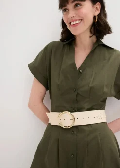 bonprix Gürtel|Schuhe & Accessoires In Spezialgrößen·Gürtel^Taillengürtel creme