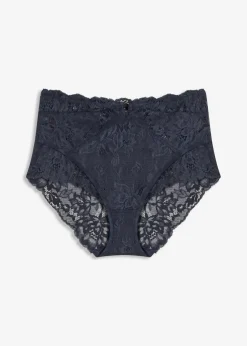 bonprix Höschen|Dessous^Taillenpanty aus zarter Spitze intensivblau