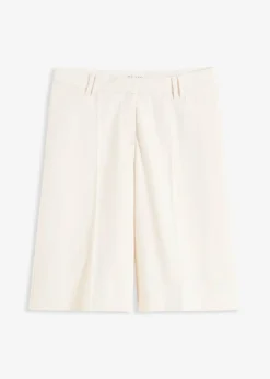 bonprix Bekleidung·Outdoorbekleidung|Bekleidung·Kleider^taillierte Shorts cremeweiß