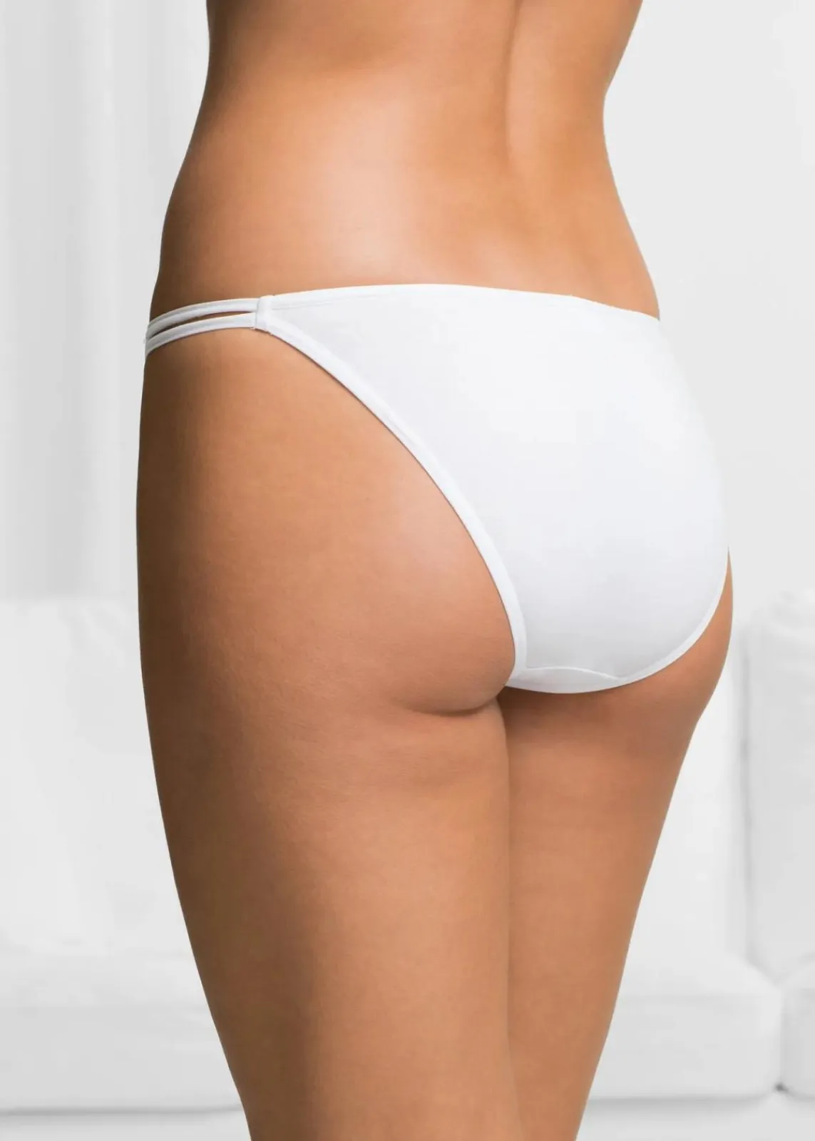 bonprix Wäsche·Basics|Wäsche·Baumwollunterwäsche^Tanga Slip (6er Pack) schwarz + weiß + grau/beige