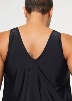 bonprix Nachhaltigere Materialien|Bademode·Tankinis^Tankini schnelltrocknend (2-tlg. Set) schwarz