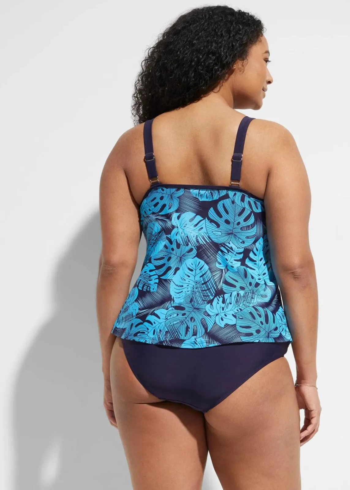 bonprix Nachhaltigere Materialien|Bademode·Tankinis^Tankini (2-tlg. Set) mit Raffung blau/türkis