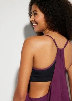 bonprix Nachhaltigere Materialien|Tankinis^Tankini (2-tlg.Set) beere/schwarz