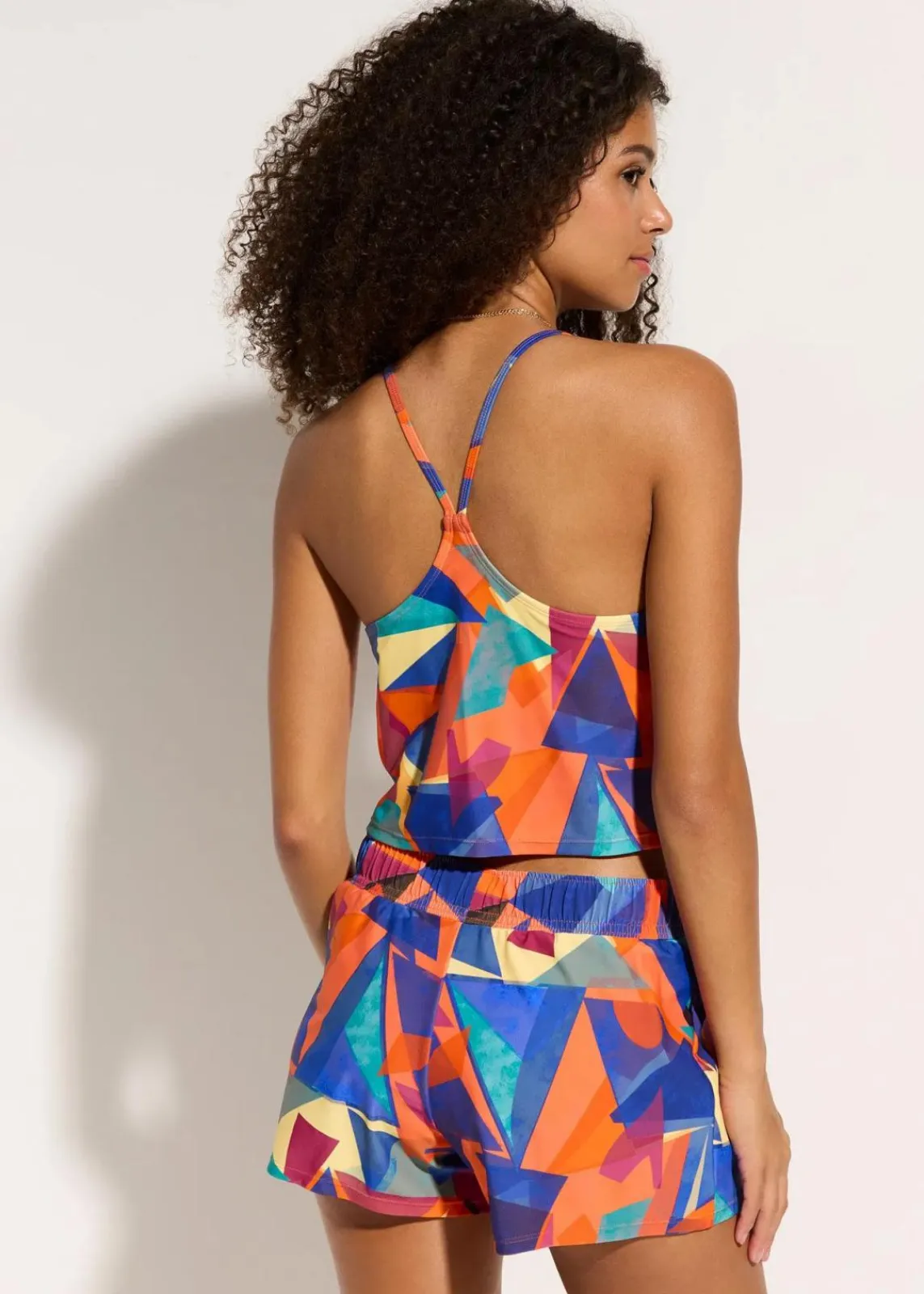 bonprix Nachhaltigere Materialien|Tankinis^Tankini (2-tlg.Set) mit Shorts bunt bedruckt