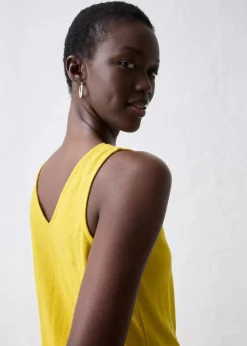 bonprix Shirts & Tops^Tanktop aus reinem Leinen lemoncurry