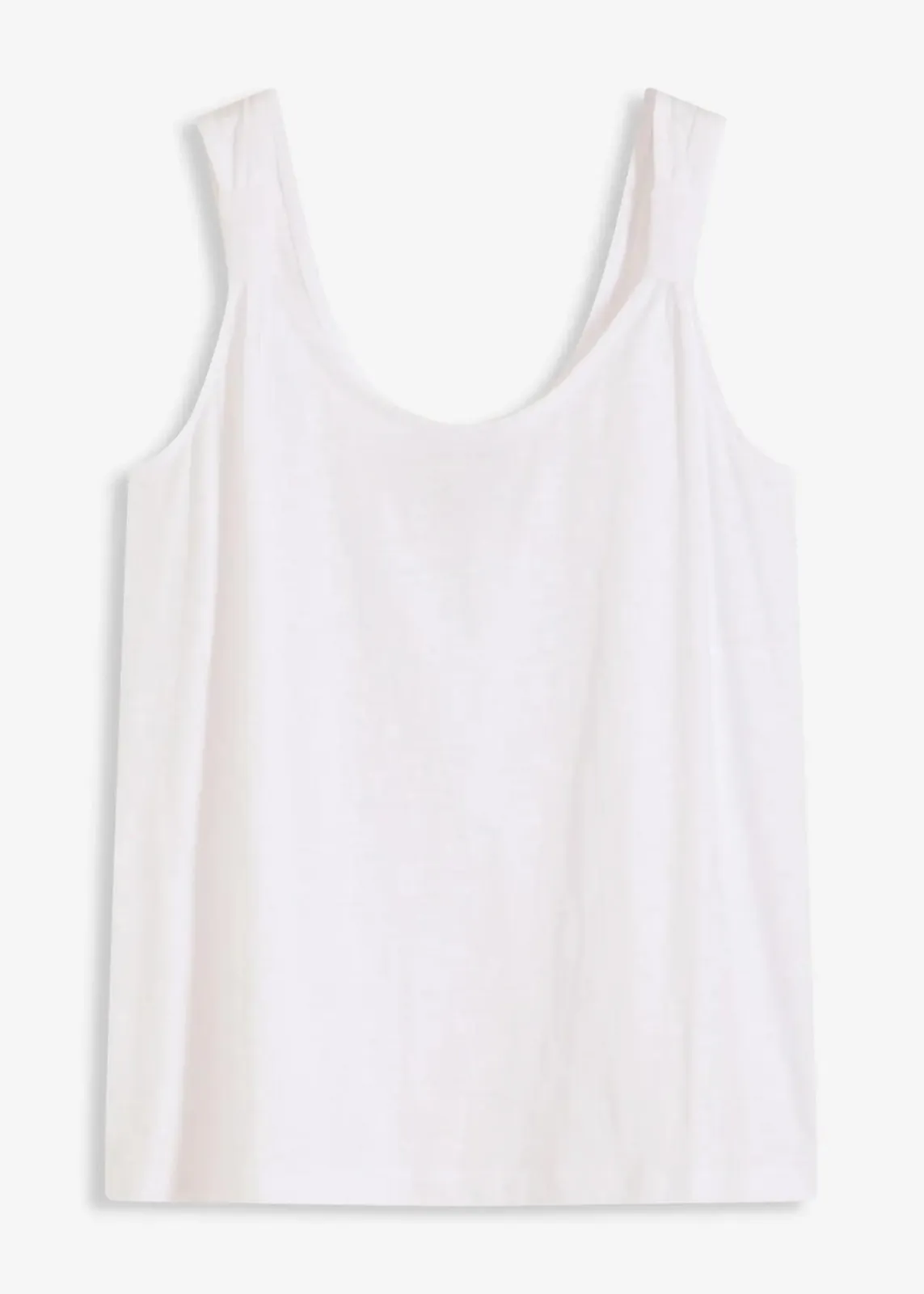 bonprix Shirts & Tops^Tanktop aus reiner Bio-Baumwolle weiß