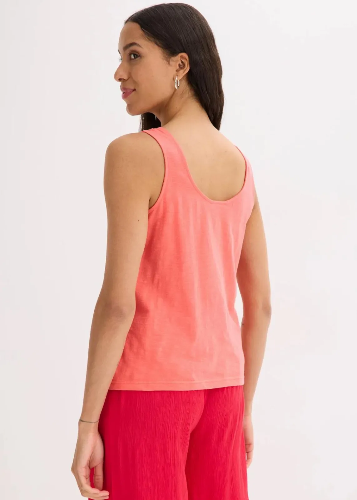 bonprix Shirts & Tops^Tanktop aus reiner Bio-Baumwolle helllachs
