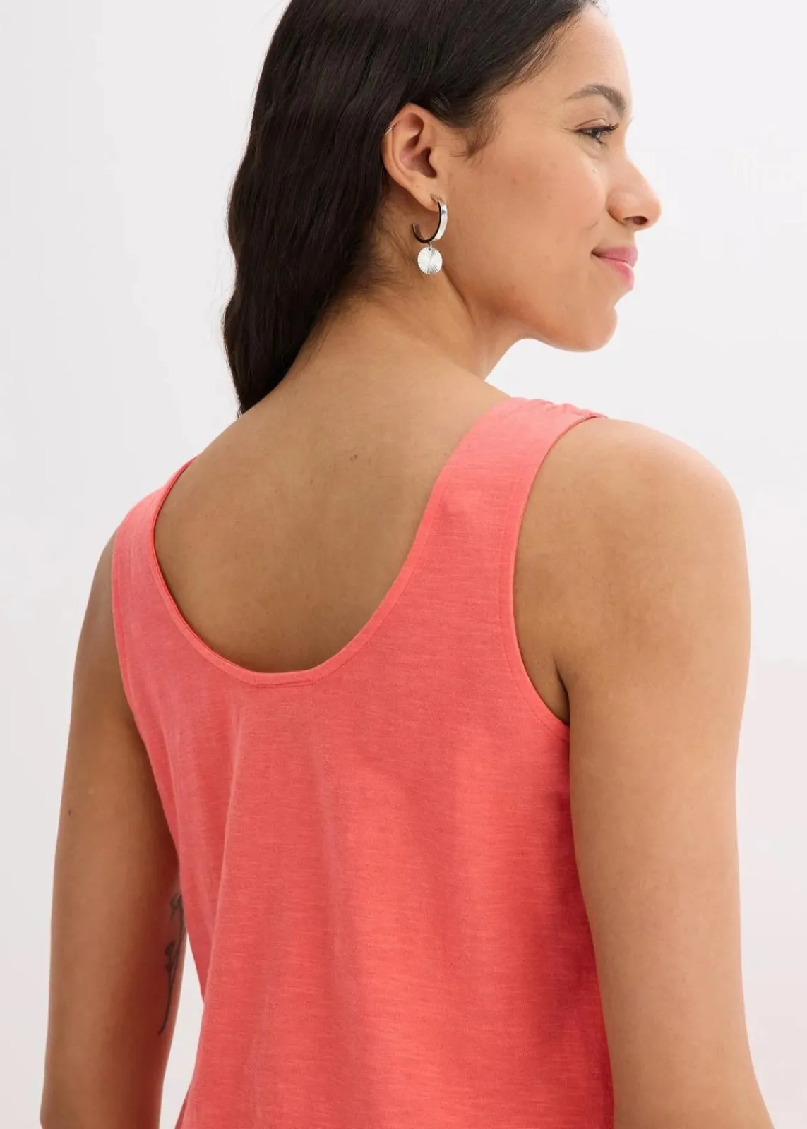 bonprix Shirts & Tops^Tanktop aus reiner Bio-Baumwolle helllachs
