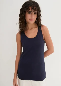 bonprix Shirts & Tops|Unterhemden^Tanktop, (2er Pack) dunkelblau + dunkelpink
