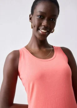 bonprix Shirts & Tops|Premium^Tanktop mit Seidenanteil helllachs