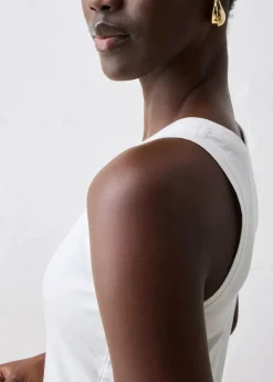 bonprix Premium|Shirts & Tops^Tanktop mit Seidenanteil wollweiß