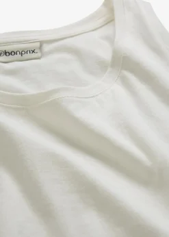bonprix Premium|Shirts & Tops^Tanktop mit Seidenanteil wollweiß