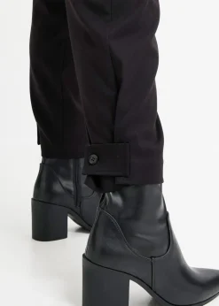 bonprix Nachhaltigere Materialien|Hosen^Tapered 7/8-Hose schwarz