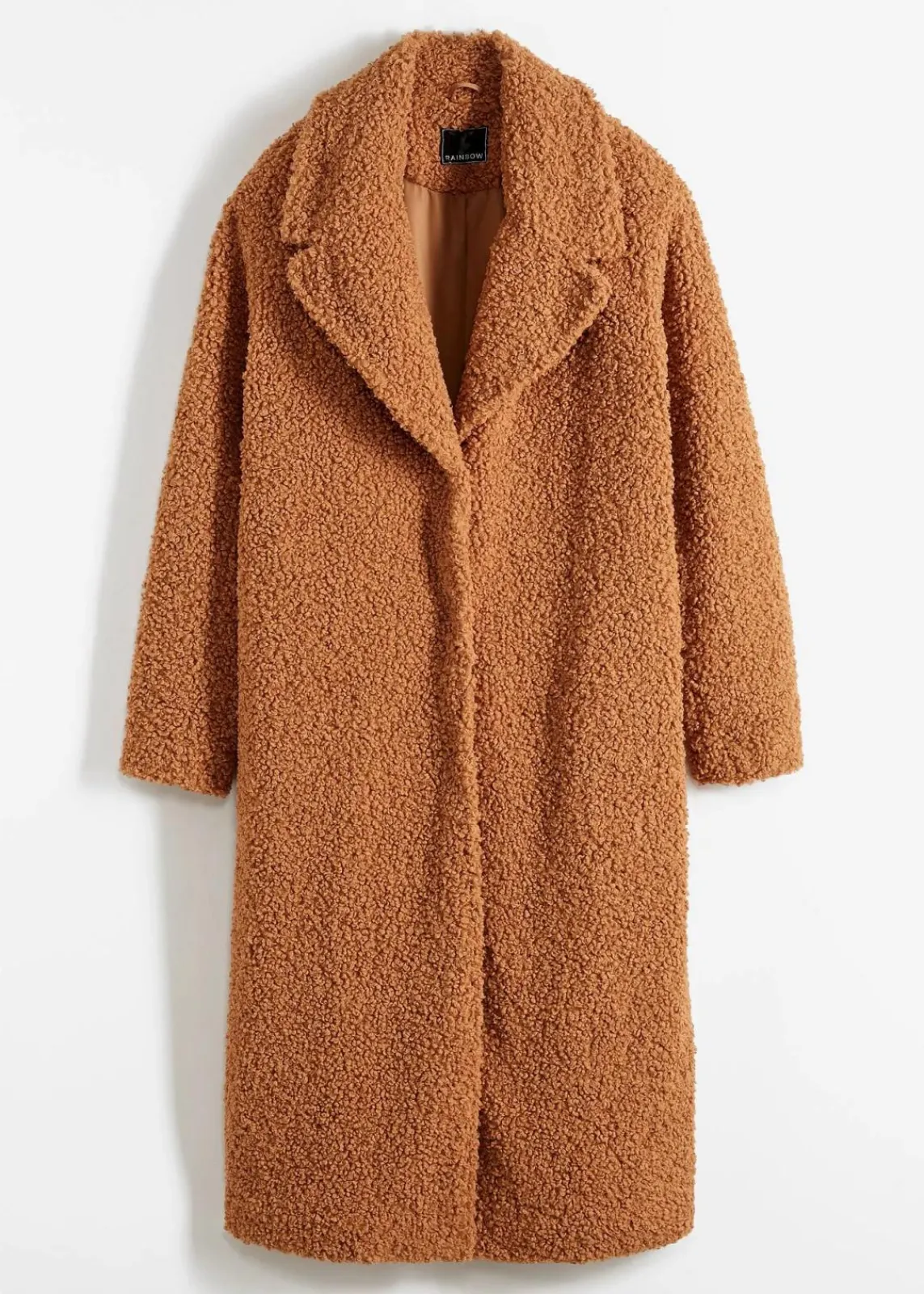 bonprix Bekleidung·Hosen|Jacken & Mäntel^Teddyfleece-Mantel eiskaffee