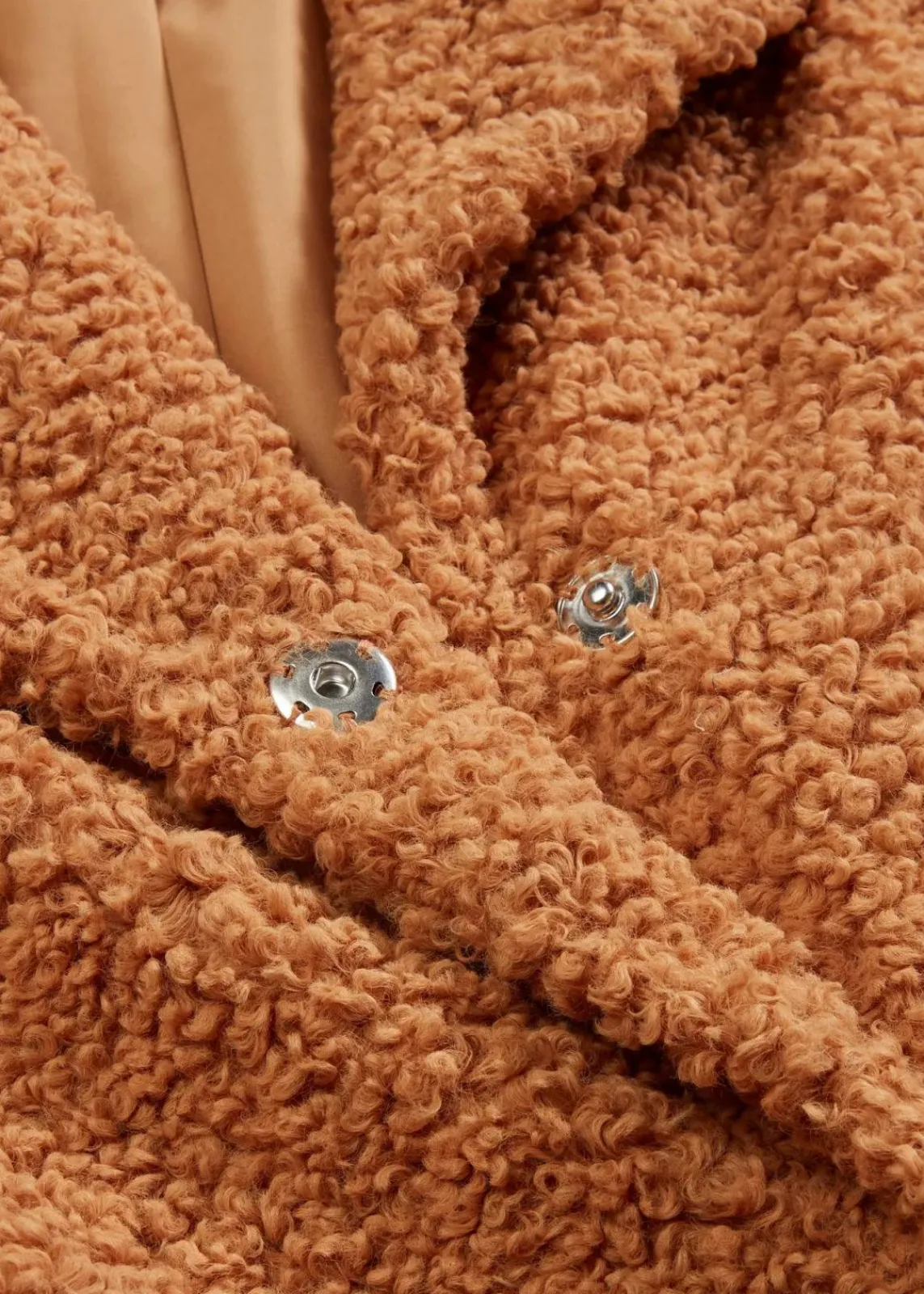 bonprix Bekleidung·Hosen|Jacken & Mäntel^Teddyfleece-Mantel eiskaffee