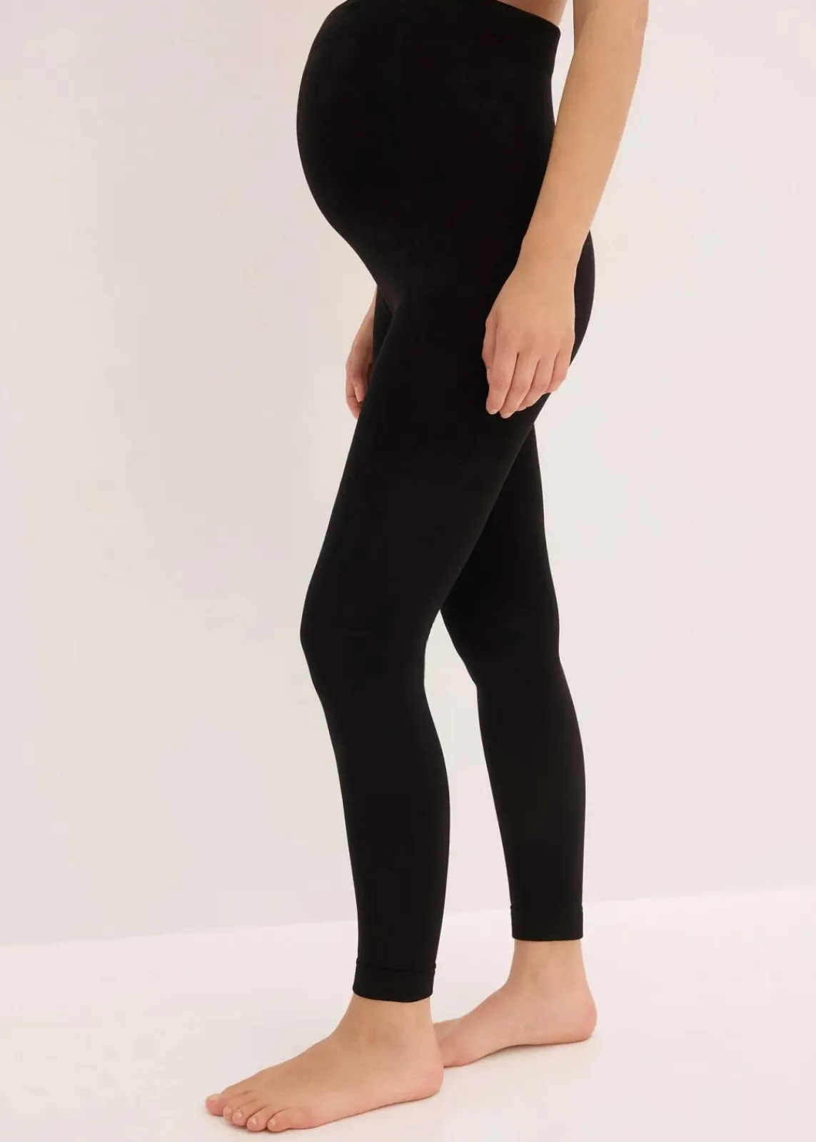 bonprix Wäsche·Still- & Umstandswäsche|Bekleidung·Blazer^Thermo Schwangerschaft Fleece Leggings 140 DEN schwarz