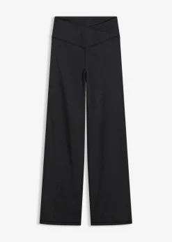 bonprix Hosen|Sportbekleidung^Thermo Sport-Hose aus weichem Material, gerades Bein schwarz