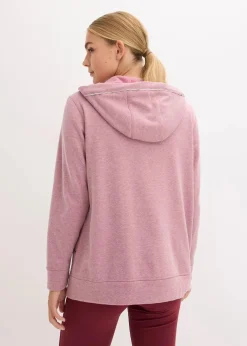 bonprix Bekleidung·Sweat|Bekleidung·Hosen^Thermo Sportjacke, schnelltrocknend rosa meliert