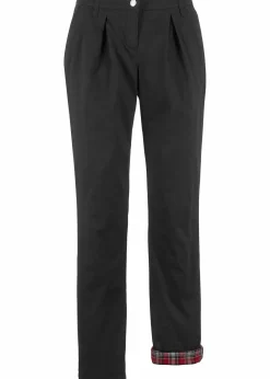 bonprix Bekleidung·Kleider|Thermobekleidung^Thermo-Chinohose schwarz