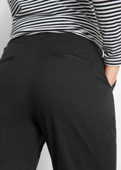 bonprix Bekleidung·Kleider|Thermobekleidung^Thermo-Chinohose schwarz