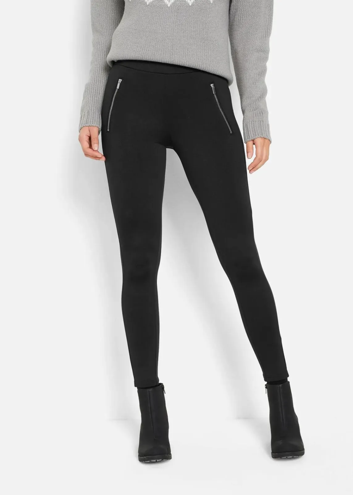 bonprix Bekleidung·Kleider|Thermobekleidung^Thermo-Leggings schwarz