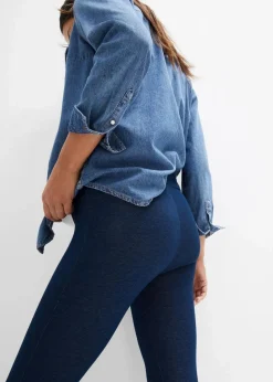 bonprix Bekleidung·Blazer^Thermo-Leggings für die Schwangerschaft in Jeansoptik blau