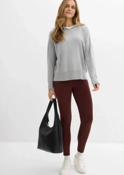 bonprix Hosen|Thermobekleidung^Thermo-Leggings mit Bequembund kaffeebraun