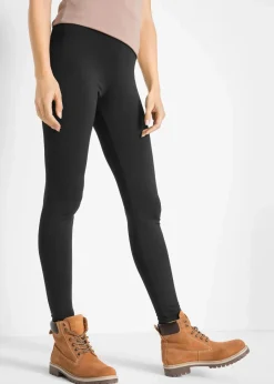 bonprix Bekleidung·Kleider|Thermobekleidung^Thermo-Leggings mit Bequembund schwarz