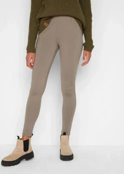 bonprix Hosen|Thermobekleidung^Thermo-Leggings mit Bequembund helloliv