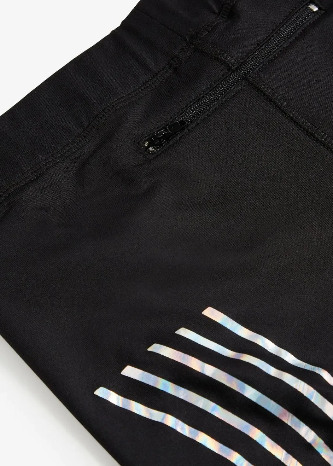 bonprix Bekleidung·Sweat|Bekleidung·Kleider^Thermo-Leggings mit reflektierenden Details, knöchelfrei schwarz