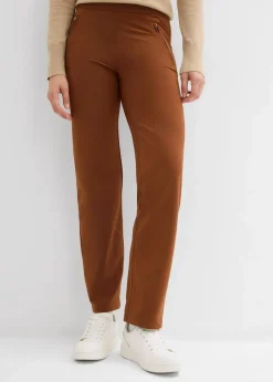 bonprix Hosen|Bekleidung·Kleider^Thermo-Leggings mit Reißverschlusstaschen ziegelbraun