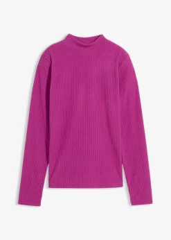 bonprix Outdoorbekleidung|Thermobekleidung^Thermoshirt mit Stehkragen dunkelfuchsia