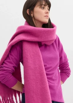bonprix Outdoorbekleidung|Thermobekleidung^Thermoshirt mit Stehkragen dunkelfuchsia
