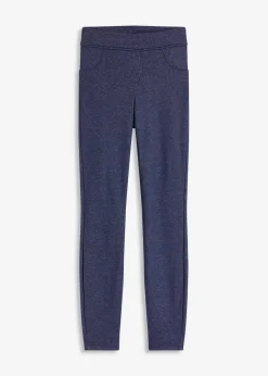 bonprix Bekleidung·Kleider|Hosen^Thermo-Strumpfleggings in Jeansoptik blau meliert