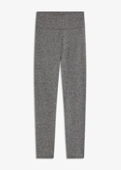 bonprix Bekleidung·Kleider|Thermounterwäsche^Thermo-Strumpfleggings mit Innenfleece grau meliert