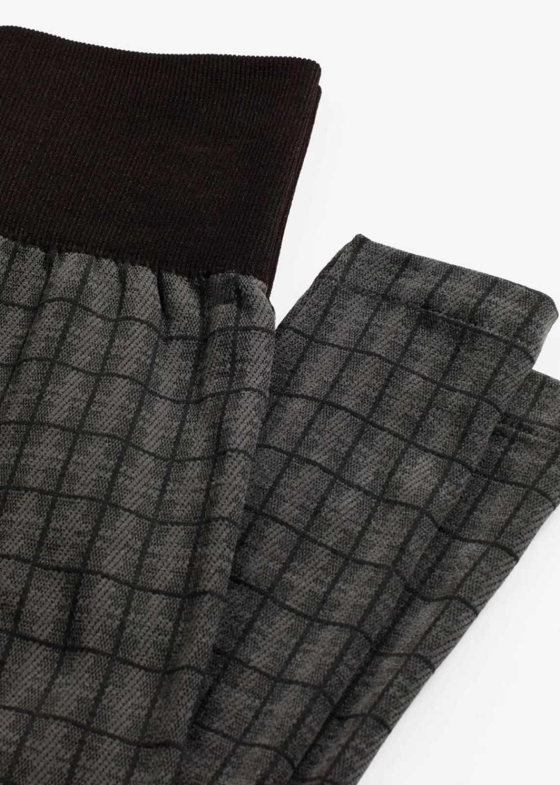 bonprix Bekleidung·Kleider|Thermounterwäsche^Thermo-Strumpfleggings mit weicher Innenseite schwarz kariert