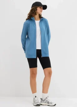 bonprix Bekleidung·Röcke|Bekleidung·Blusen & Tuniken^Thermo-Sweatjacke wellenblau